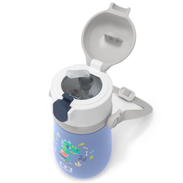 Термос MB Stram, 360 мл, blue Dino, Monbento, изображение 5
