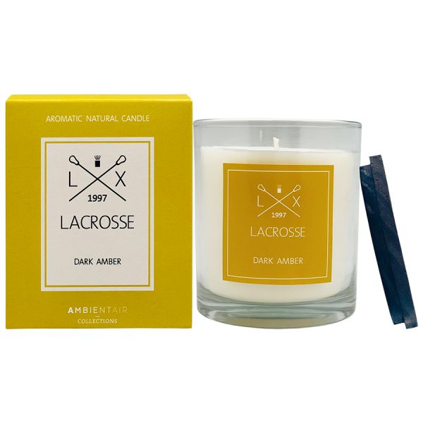 Свеча ароматическая Lacrosse, Dark Amber, 60 ч, Ambientair