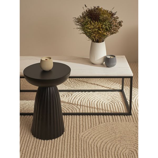 Свеча ароматическая Vetiver & Black cypress из коллекции Edge, синий, 30 ч, Tkano, изображение 8