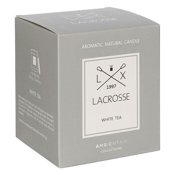 Свеча ароматическая Lacrosse, White Tea (новая), 60 ч, Ambientair, изображение 3