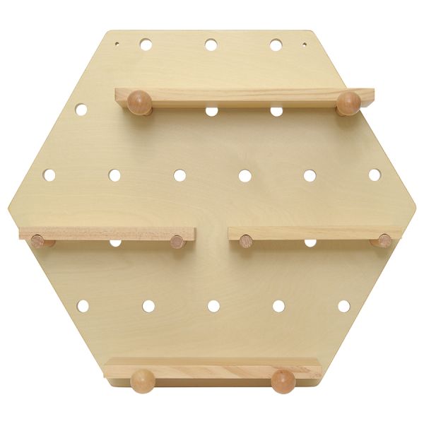 Пегборд Shely, 43х50 см, светлое дерево, Bergenson Bjorn