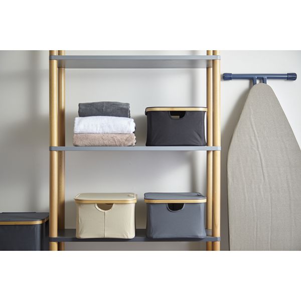 Корзина для белья Neat Low, 40x33x20 см, молочная, Smart Solutions, изображение 11