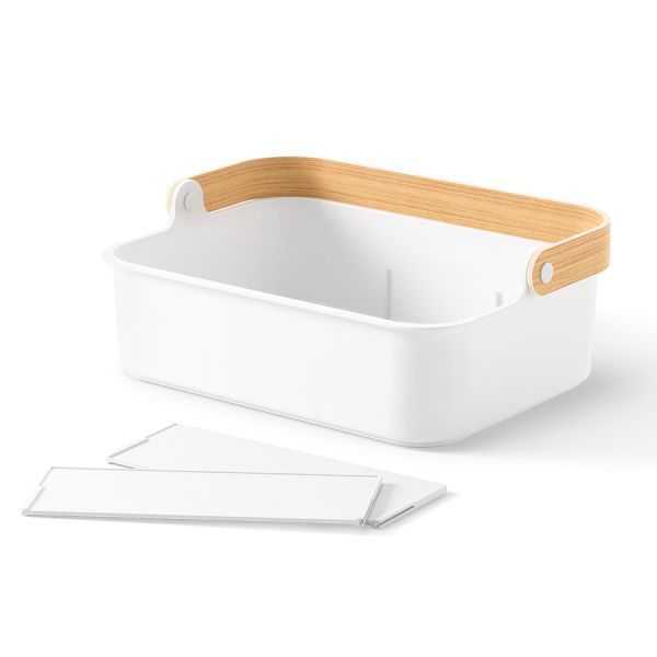 Органайзер Bellwood, 37х27 см, белый/натуральное дерево, UMBRA, изображение 10