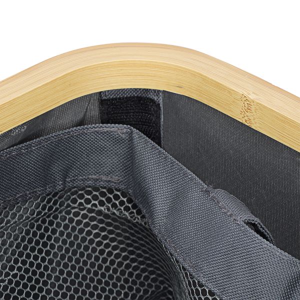 Корзина для белья Neat Tall, 41х35х74 см, серая, Smart Solutions, изображение 9