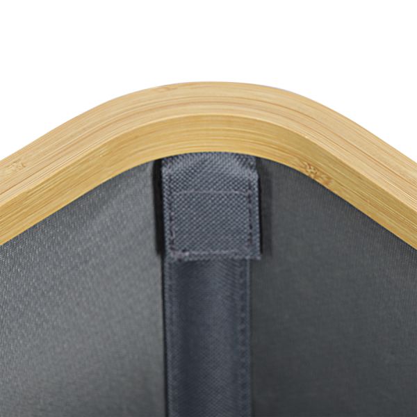 Корзина для белья Neat Low, 40x33x20 см, серая, Smart Solutions, изображение 10