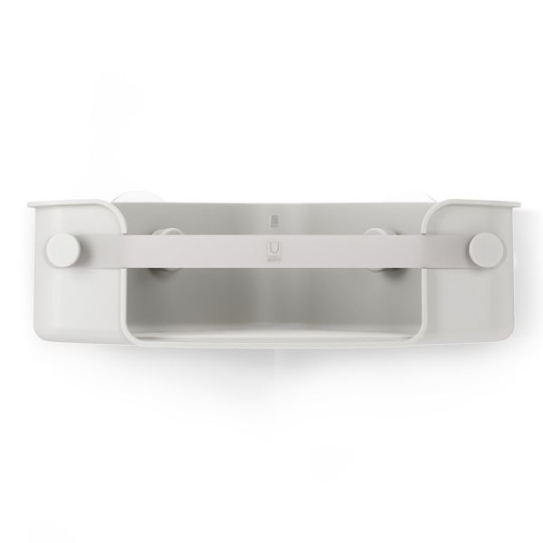 Органайзер для душа угловой Flex Adhesive, серый, UMBRA, изображение 6