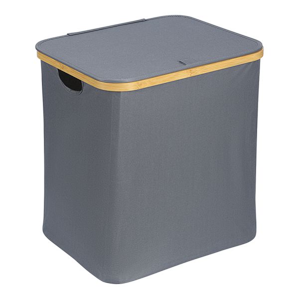 Корзина для белья Neat Mid, 40x33x43 см, серая, Smart Solutions