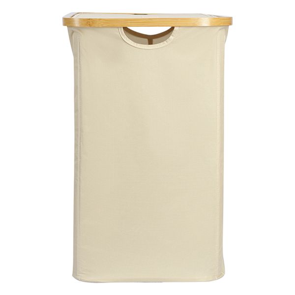 Корзина для белья с двумя отделениями Neat Twin, 53,5х33х53 см, молочная, Smart Solutions, изображение 8