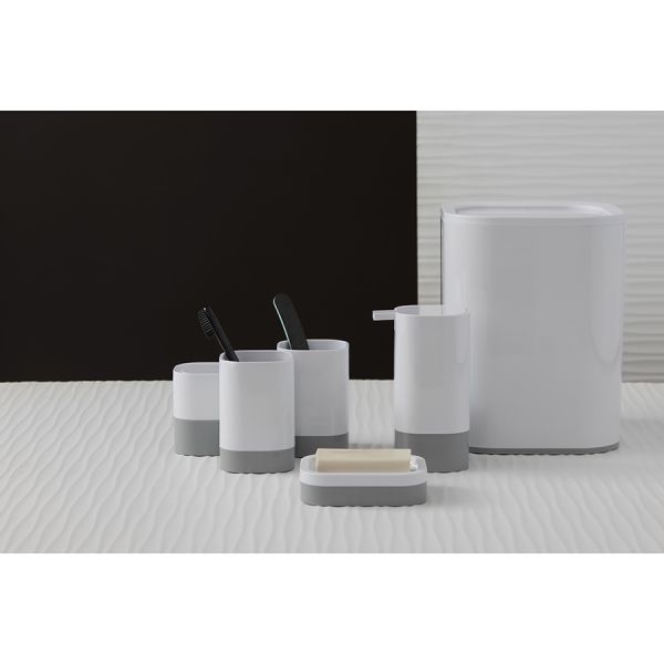 Стакан для зубных щеток Tyer, 470 мл, белый/серый, Bergenson Bjorn Bath, изображение 8