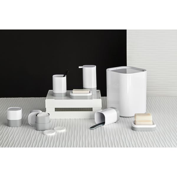 Стакан для зубных щеток Tyer, 470 мл, белый/серый, Bergenson Bjorn Bath, изображение 9