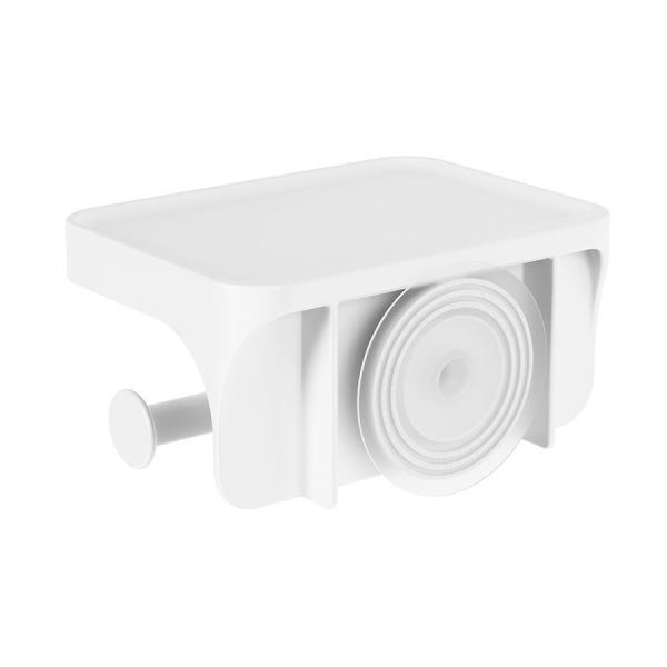 Держатель для туалетной бумаги с полкой Flex Adhesive, белый, UMBRA, изображение 8