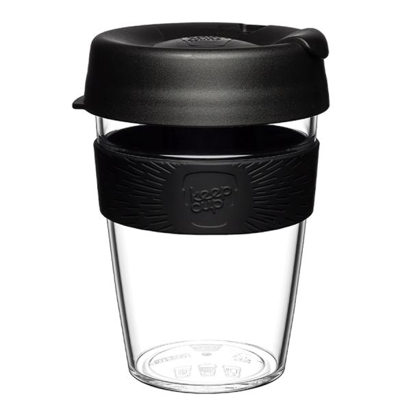 Кружка Original M 340 мл Clear Black, KEEP CUP