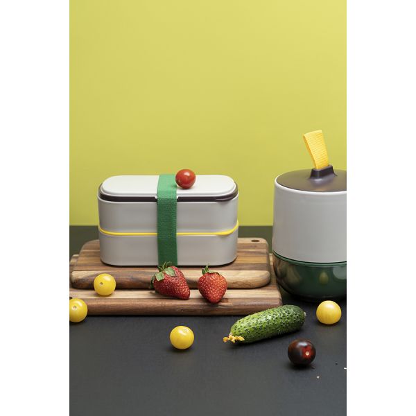 Ланч-бокс с приборами Food Time, 1 л, серый, Smart Solutions, изображение 5