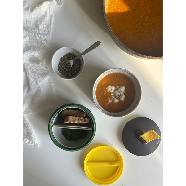 Ланч-бокс Meals, 800 мл, светло-серый/зеленый, Smart Solutions, изображение 15