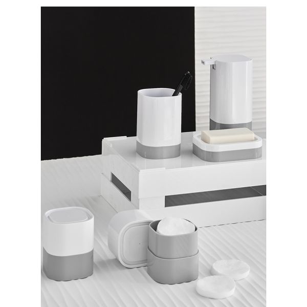 Стакан для зубных щеток Tyer, 470 мл, белый/серый, Bergenson Bjorn Bath, изображение 4