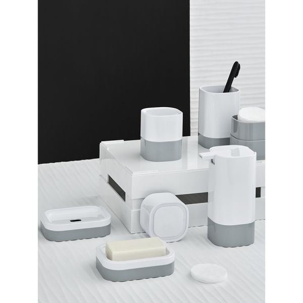 Контейнер для хранения Tyer, 250 мл, белый/серый, Bergenson Bjorn Bath, изображение 4