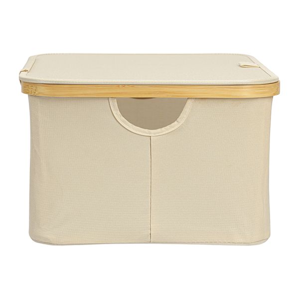 Корзина для белья Neat Low, 40x33x20 см, молочная, Smart Solutions, изображение 13