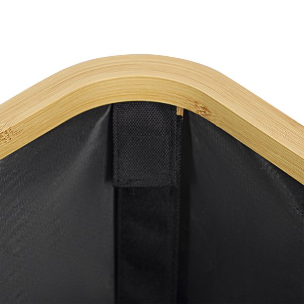 Корзина для белья Neat Low, 40x33x20 см, черная, Smart Solutions, изображение 11