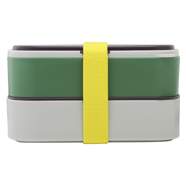 Ланч-бокс с приборами Food Time, 1 л, зеленый/серый, Smart Solutions, изображение 5