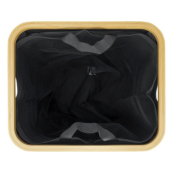 Корзина для белья Neat Tall, 41х35х74 см, черная, Smart Solutions, изображение 6