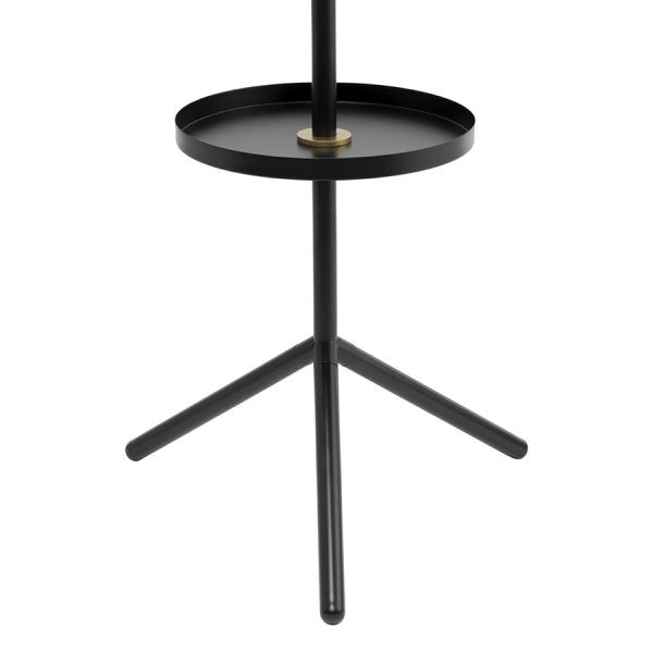 Вешалка напольная с полкой Lingon, черная, LATITUDE, изображение 6