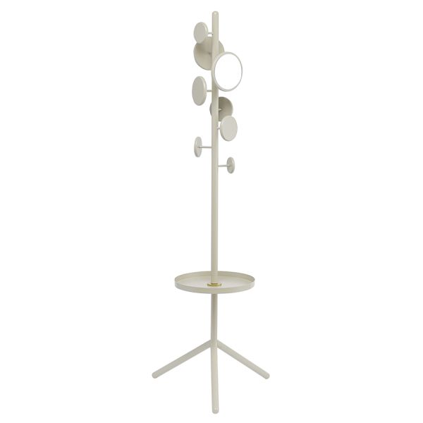 Вешалка напольная с полкой Lingon, слоновая кость, LATITUDE