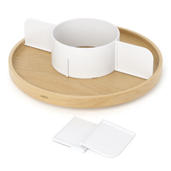 Органайзер для специй Bellwood, белый/натуральное дерево, UMBRA, изображение 10