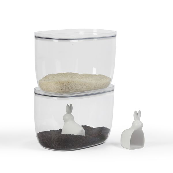 Контейнер с мерной ложкой Bella Bunny, 7 л, QUALY, изображение 6