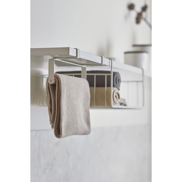 Держатель для полотенец подвесной Granli, 24х8,5 см, белый, Smart Solutions, изображение 3