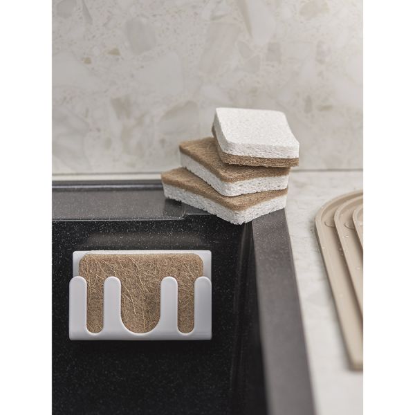 Держатель губки для мытья посуды Jaw, белый, Smart Solutions, изображение 4