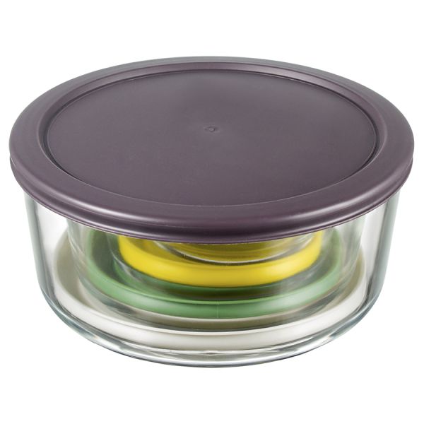 Набор контейнеров для запекания и хранения круглые с крышками, 4 шт., Smart Solutions, изображение 4