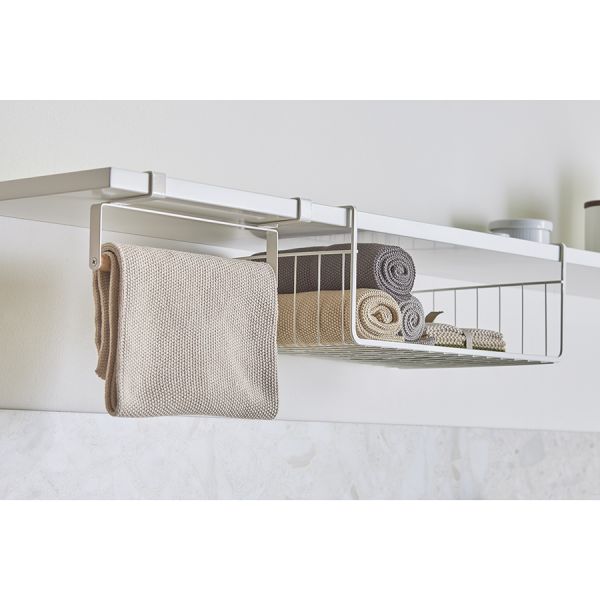 Держатель для полотенец подвесной Granli, 24х8,5 см, белый, Smart Solutions, изображение 2