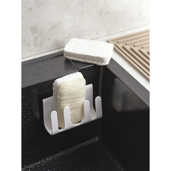 Держатель губки для мытья посуды Jaw, белый, Smart Solutions, изображение 3