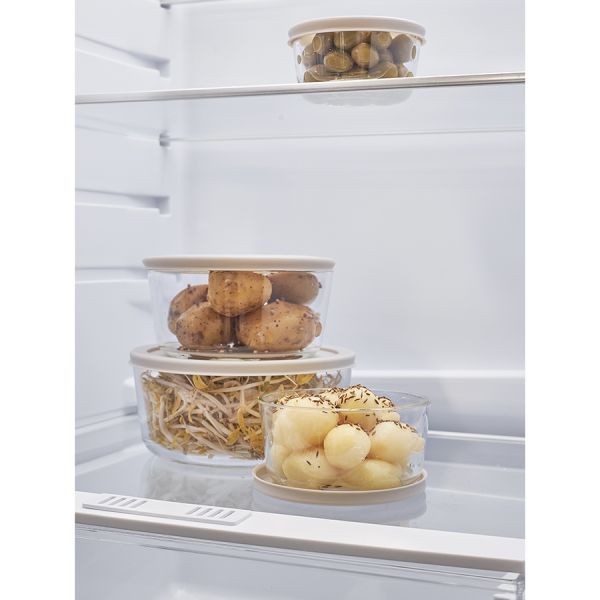 Набор контейнеров для запекания и хранения круглые с крышками, серые, 4 шт., Smart Solutions, изображение 3