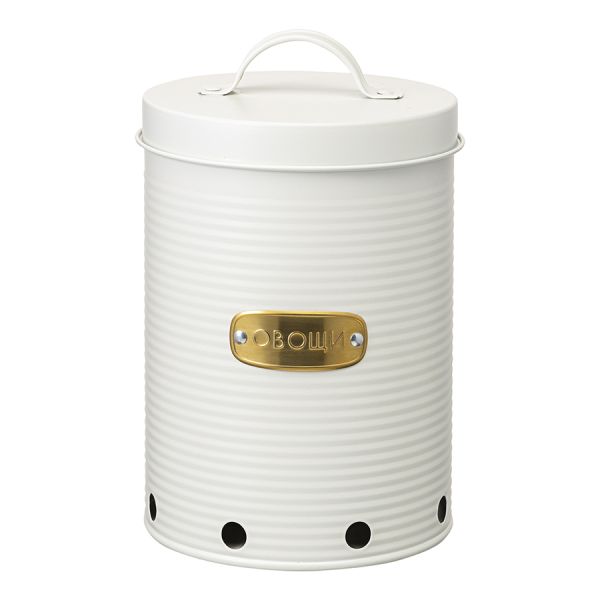 Банка для хранения овощей Irmel, 2,5 л, молочная, Smart Solutions
