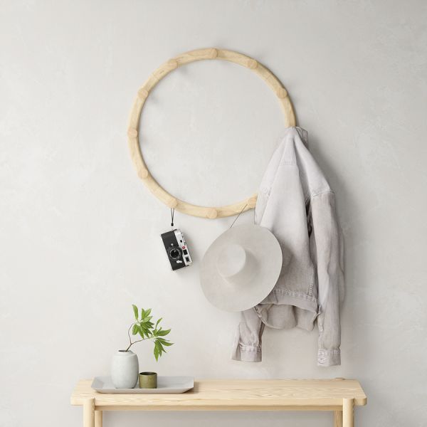 Вешалка настенная Slinka, натуральное дерево, UMBRA, изображение 6