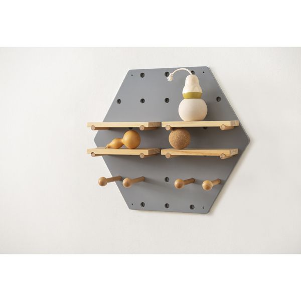 Пегборд Shely, 43х50 см, светло-серый, Bergenson Bjorn, изображение 2