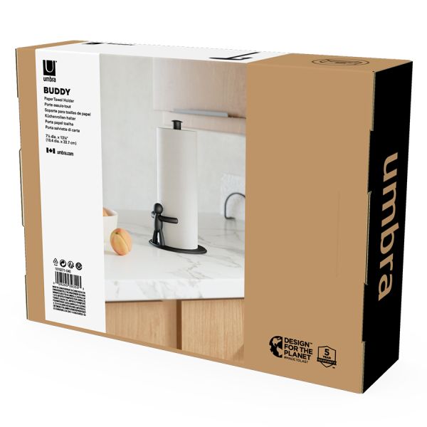 Держатель для бумажных полотенец Buddy, черный, UMBRA, изображение 16