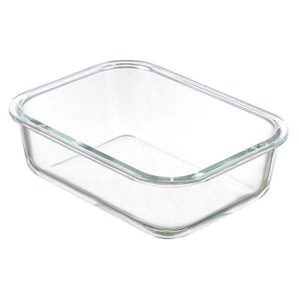 Контейнер для запекания и хранения прямоугольный с крышкой, 1 л, светло-серый, Smart Solutions, изображение 6