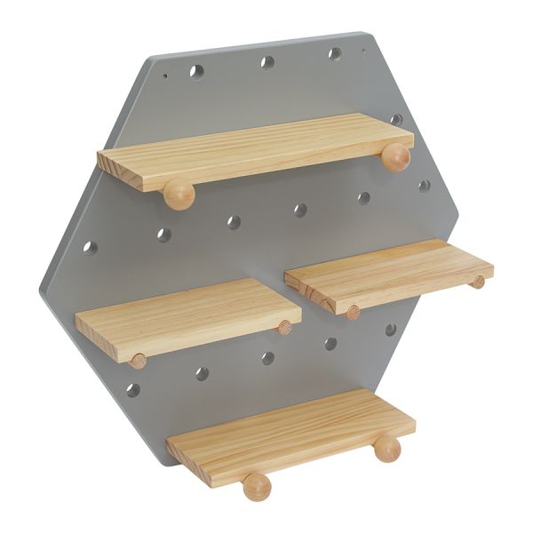 Пегборд Shely, 43х50 см, светло-серый, Bergenson Bjorn, изображение 4