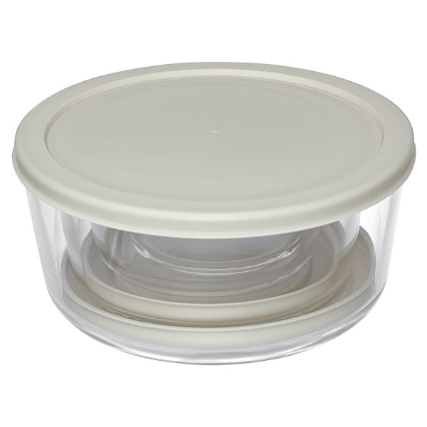 Набор контейнеров для запекания и хранения круглые с крышками, серые, 4 шт., Smart Solutions, изображение 8