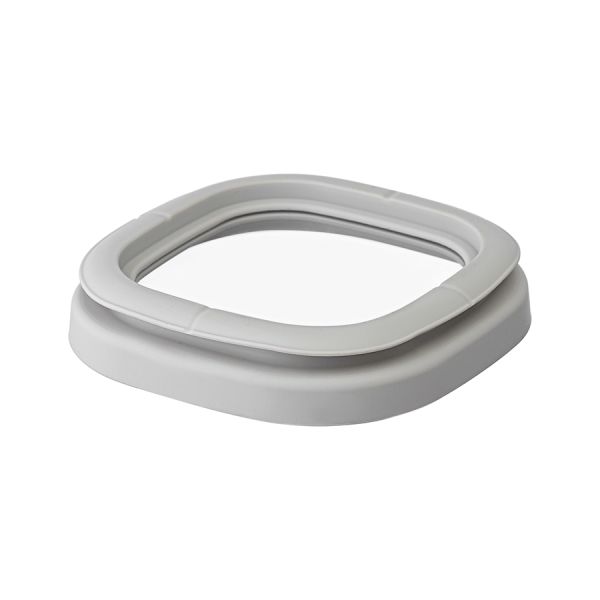 Банка для хранения стеклянная с крышкой, 2 л, светло-серая, Smart Solutions, изображение 11