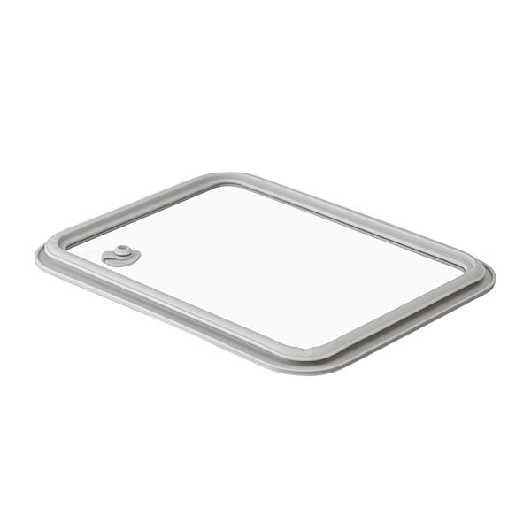 Контейнер для запекания и хранения стеклянный с вакуумным эффектом, 1,4 л, светло-серый, Smart Solutions, изображение 10