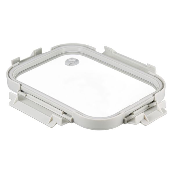 Контейнер для запекания и хранения прямоугольный с крышкой, 1 л, светло-серый, Smart Solutions, изображение 7