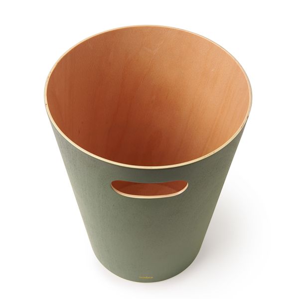 Корзина для мусора, 7,5 л, Woodrow, зеленая, UMBRA, изображение 6