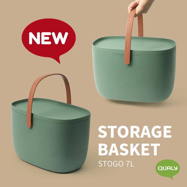 Контейнер для хранения Stogo, 7 л, зеленый, QUALY, изображение 4