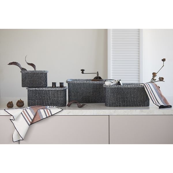 Набор из 4-х корзин для хранения Sustainable collection, черный, Bergenson Bjorn, изображение 2