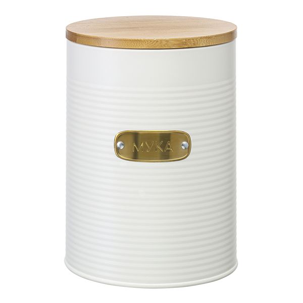 Банка для хранения муки Irmel, 2,5 л, молочная, Smart Solutions