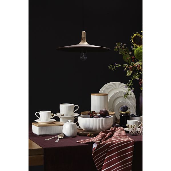 Банка для хранения с крышкой из каучукового дерева Soft Ripples, Dual Glazing, 750 мл, Liberty Jones, изображение 2