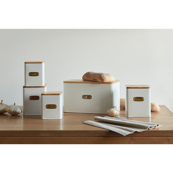 Банка для хранения соли Irmel, 1,7 л, молочная, Smart Solutions, изображение 2